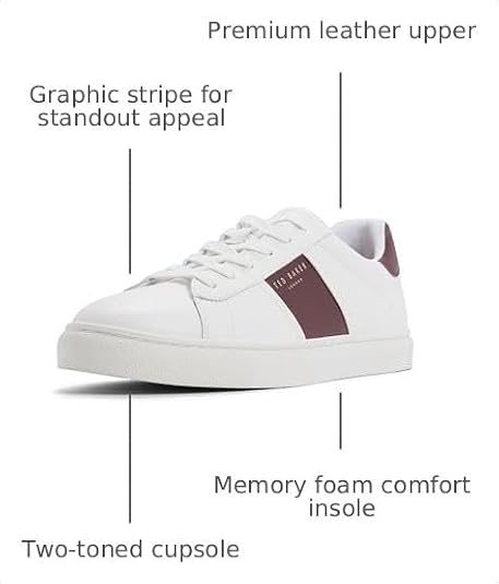 Ted Baker Mens Bradley Leather Sneaker