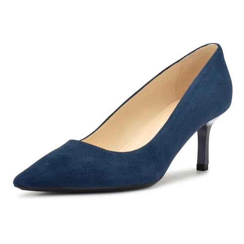 Consejos para Comprar Nine2five Es Buena Marca - los más vendidos. 47 Nine West Kuna - Zapatos de tacón Puntiagudos para Mujer, Navy 400, 27.5 cm