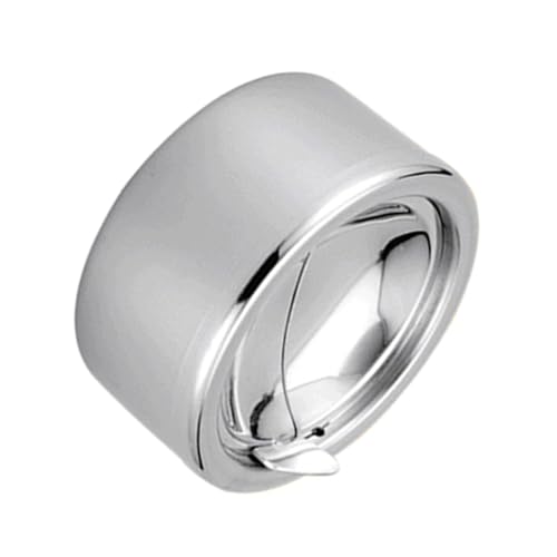 CORHAD Cenicero de Acero Inoxidable con Tapa Antiolor y Diseño Cortavientos Cenicero Automático para Interior y Exterior Portátil para Hogar Bar Cafetería y Viajes Capacidad Grande y