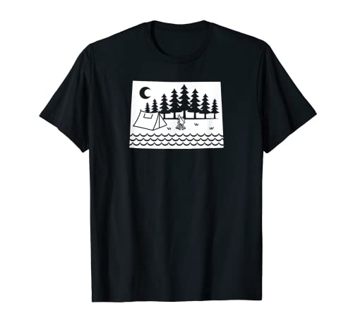 Colorado Outdoor Camping, senderismo y exploración Camiseta