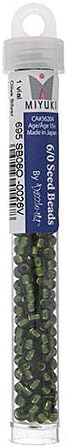 Miyuki Seed Bead 6/0 APX.22g - Olive Silver Lined Japanese Glass Seed Beads