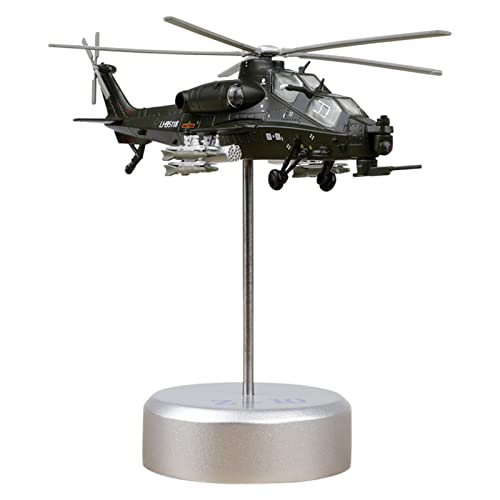 Changhe Wuzhi-10 modèle d'avion en alliage 1/100 hélicoptère militaire miniature
