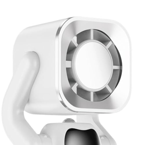Ventilateur à main Genérico rechargeable avec vitesse réglable pour bureau et voyage - 8