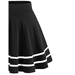 DRESSTELLS-Skirt-for-Women-Mini-Skirts-Versatile-A-line-Basic-Stretchy-Flared-Skater-Skirt