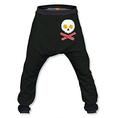 FISHIKII | Pantalón Baggy Calavera Huevo 100% Poliéster Cover