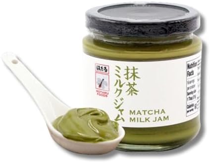 Matcha Milk Jam by Hotaru Foods| Premium Organic Matcha | Spread | Condiment | 8.81 oz |