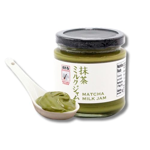 Matcha Milk Jam by Hotaru Foods- Premium Organic Matcha - Spread - Condiment - 8.81 oz -