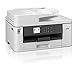Brother MFC-J5340DWE EcoPro 4-in-1 Farbtintenstrahl-Multifunktionsgerät (250 Blatt Papierkassette, Drucker, Scanner, Kopierer, Fax), hellgrau