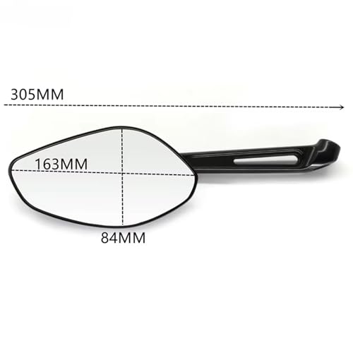 Espejo retrovisor lateral XNSS350 retrovisores moto contra vibraciones 6