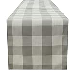 テーブルランナー ヴィンテージ グレー クラシック チェック 格子 テーブルクロス 柔らかい 抗菌 防臭 綿麻 ポリエステル かわいい 幾何学 テーブルセンター 和風テーブルランナー 端午の節句 32*275CM こどもの日 お茶室 和食