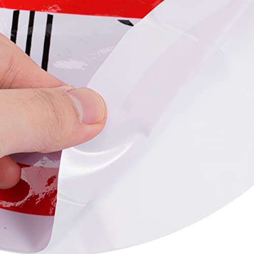 Yardwe Adesivos sem chamas abertas etiqueta de segurança placas de aviso internacional decalque de a