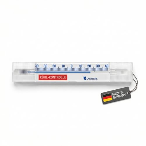 Lantelme thermomètre de réfrigérateur, horizontaux, autocollants, température de -40 °C à 40 °C, en plastique, 14 cm de long, pour réfrigérateur, congélateur, analogiques, fabriqués en