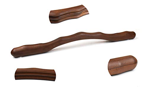 QYLHH Short Massage Stick Roller Wood Gua Sha Tool for All of Your Body,Neck,Back SPA Massager