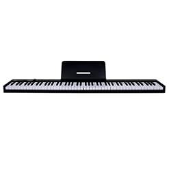 YUTRD ZCJUX 88 clés Piano électronique Pliable Portable avec Double Haut-Parleur et Bluetooth for Piano de Musique… - Les Beatles, Paul McCartney, John Lennon, RIngo Starr, George Harrison