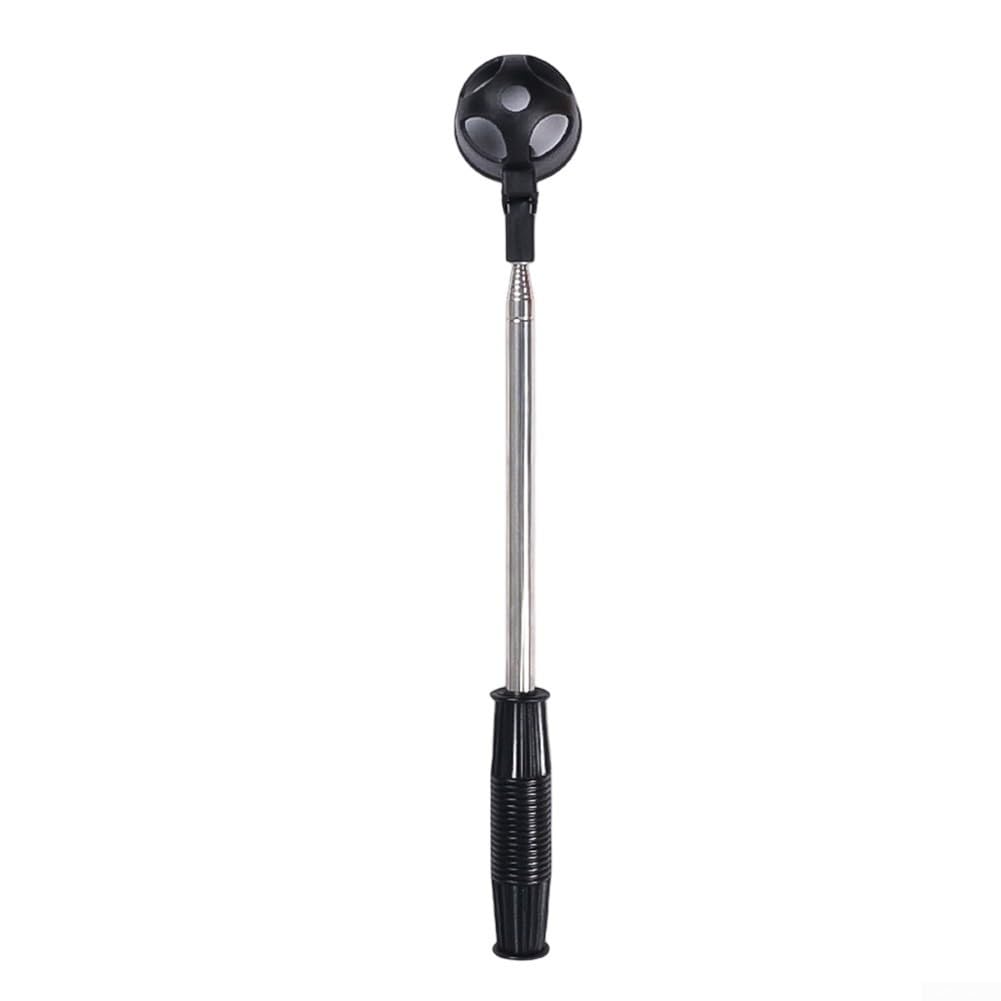 Telescopic For Golf Ball Retriever for Effortless Retrieval from Hard to Reach Areas (Black)