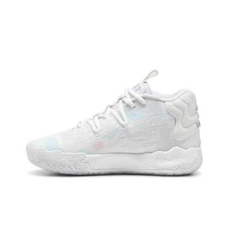 PUMA Kids Boys Mb.03 Iridescent Basketball Sneakers Shoes - White3