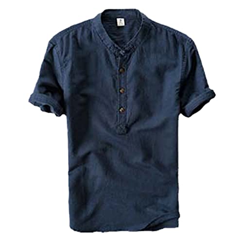 Chemise légère homme bleu M en lin : la sensation de fraîcheur retrouvée