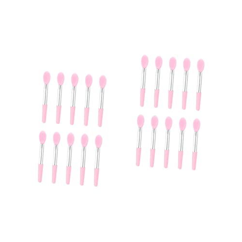 BELLIFFY 2sets Professional Makeup Brush Set Includes Lipstick Eyeshadow and Balm Brushes Compact Portable for Salon or Home Use 10pcs*2