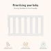 Dream On Me Convertible Crib Toddler Guard Rail in White, Compatible with Select Cribs, Crib to Toddler Bed Conversion, Easily Attachable (21.25L x 1.2W x 12.25H)