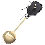 AUTSUPPL Mécanisme Horloge Murale Silencieux avec Balancier pour Remplacement DIY Kit Complet de Horloge à Quartz Mouvement Pendule Pile Adapté à Décoration Maison et Bureau