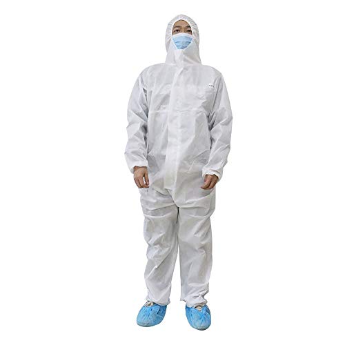 L-DJJ Comfortable fit, Disposable Protective Clothing For Hospitals,One-piece Non-woven Dust-proof,Waterproof And Thermal Clothing For Medical Institutions,Clinics And Examination Rooms ,For home