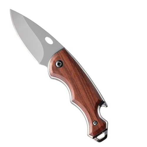 Image of Mini Pocket Foldable Knife | Compact Manual Folding Utility with ABS Handle & Sharp Stainless Steel Blade | Portable EDC Knife for Kitchen, Travel, & Home Use