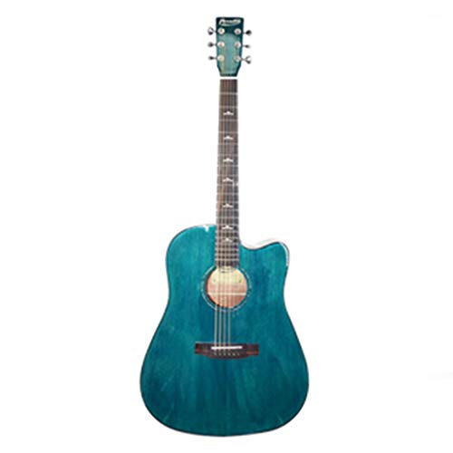 Single Board Acoustic Guitar Electric Box Beginner Guitar 41 Inch Unisex Electric Bass Guitars (Color : Blue Size… - Les Beatles, Paul McCartney, John Lennon, RIngo Starr, George Harrison Single Board Acoustic Guitar Electric Box Beginner Guitar 41 Inch Unisex Electric Bass Guitars (Color : Blue Size…