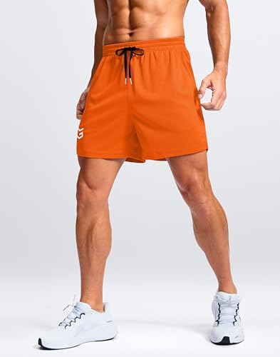 Image of G Gradual Men's Athletic Workout Shorts with Pockets 5 inch /7 inch /9 inch Lightweight Quick Dry Gym Basketball Running Shorts for Men