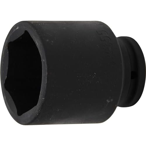 BGS 5755 | Kraft-Steckschlüssel-Einsatz Sechskant, tief | 20 mm (3/4") | SW 55 mm
