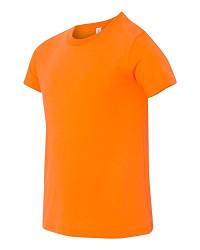 Bella Canvas Youth Jersey Short-Sleeve T-Shirt, Small, NEON Orange2