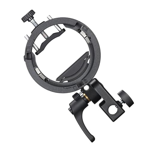 Soporte intermitente en S de instalación rápida para flashes de zapata