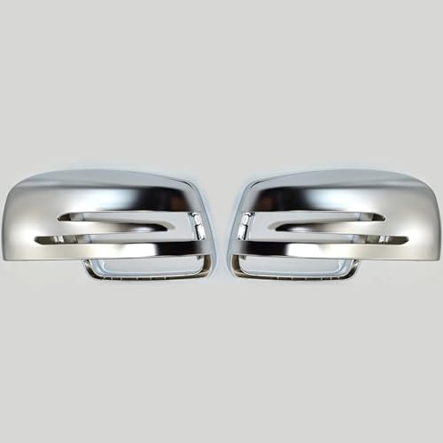 Coque de rétroviseur chrome mat premium pour Mercedes W204