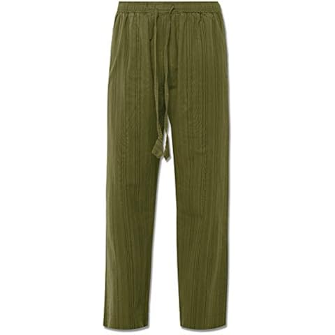 Soul Flower Striped Hippie Pants (X-Large, Spirit Sage) Cover