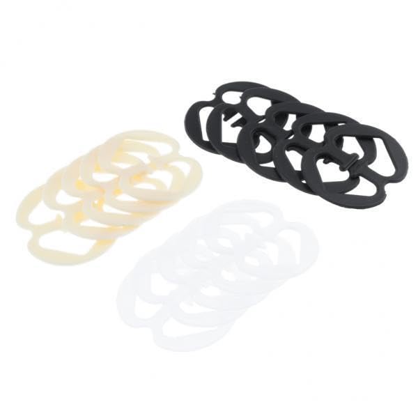2x15 Pieces Bra Strap Clips Cleavage Buckle Clasp Holders Multicolor 8-Clothing Shoes & Accessories - Womens Clothing - Intimates & Sleep - Forms Enhancers-image-45