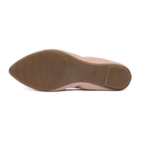 Image of Women's Ballet Flat Slip On Flats - Classic Casual Dress Shoes, Foldable Portable Travel Ballet Walking Shoes
