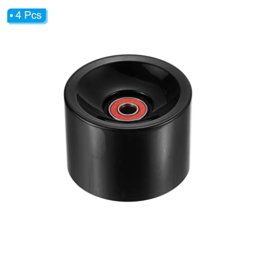 PATIKIL 70mm 78A Longboard Wheels with Red ABEC-9 Bearings - Image 3