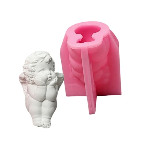 Uqezagpa Moldes de silicona para velas de resina epoxi, decoración de jabón, fondant de chocolate, fondant para tartas de caramelos