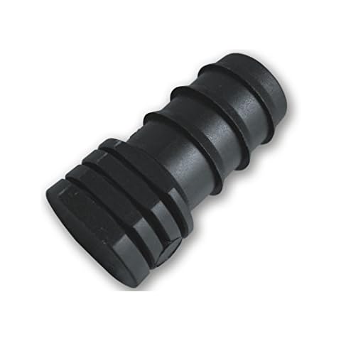 IRRIGA® Pipe Fitting: 13mm Stop end (Pack of 5), Barbed Connector Plug for Irrigation Pipe Cover