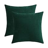 Jeneoo Juego de fundas decorativas para cojín de Navidad, 40 x 40 cm)