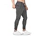 ZOXOZ Pantaloni Tuta Uomo Pantaloni Sportivi Uomo Cotone Leggero Pantaloni Fitness Gym Palestra Uomo Pantalone Stretti Grigio XXL