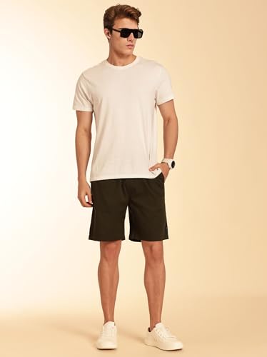 Image of Thomas Scott Men's | Solid | Mid Rise | 100% Cotton | Casual | Light Weight | Chino | Shorts for Men