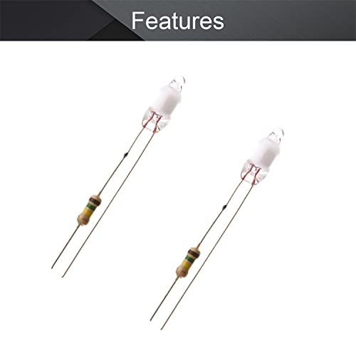 Image of Othmro 50Pcs AC 220V LED Bulbs F5 5x13mm Bright Green Light Neon Light Bulbs Durable Indicator Lamps W 150K Resistor Bright Neon Lamps for Coffee Pot Fans Rice Cookers Science Experiments