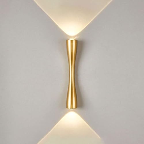 FILLISKA® 6 Watt LED Indoor/Outdoor UP/Down Creative Wall Light, Warm White, IP-65 Rainproof & Shockproof Body. (Gold) (B0CR1L6JCB) Amazon Price History, Amazon Price Tracker