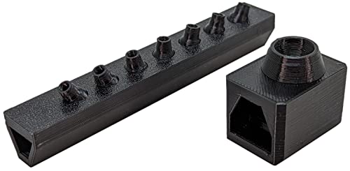 Image of Aquameta Aquarium Spray Bar - Improved Water Circulation - 7-Output Compatible with Fluval Spec 3 /5 - Spray Bar with Adjustable Nozzles