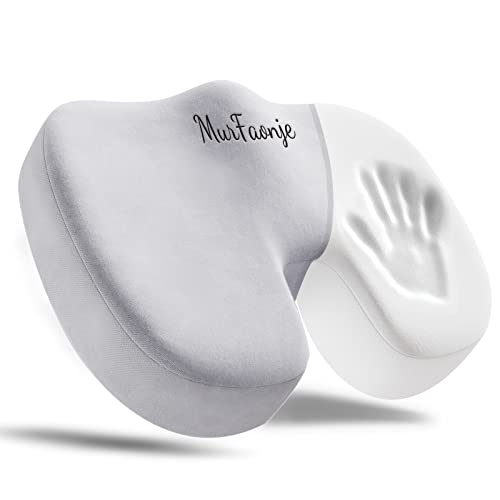 Seat Cushion, Chair Cushions, Seat Cushion for Office Chair, Memory Foam Coccyx Cushion for Tailbone Pain - Cushion for Office Chair Car Seat - Back Pain & Sciatica Relief