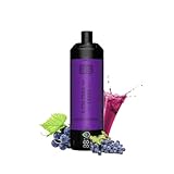 【正規品】 BS Kingmax Pro 使い捨て電子タバコ 18000パフ可能 LEDデジタルスクリーン搭載 エアフロー調整可能 DTL対応 18k大容量ポッド 卸売対応 電子タバコ ベイプ (グレープソーダ/Grape Soda)