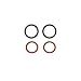 2 Pack Inlet & Outlet O-Ring Seal Kit for Honda Acura Power Steering Pump 91345-RDA-A01 & 91370-SV4-000 Made of Fluorocarbon (Viton)