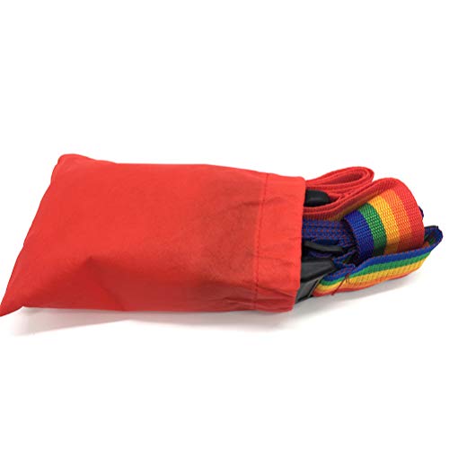 Bolsa de viagem ajustável VALICLUD para mala de viagem, cinto de bagagem (arco-íris)