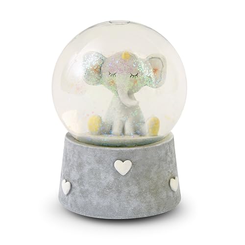 Mousehouse Gifts - Elephant Musical Snow Globe, Music Box Gift for Newborn or Children