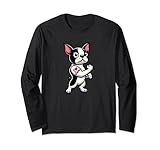 tatuaggio divertente per cani boston terrier i love grandma maglia a manica